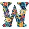 ALFABETO FILIGRANA  🌸🌼💐 5