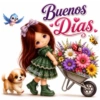BUENOS DÍAS MUÑEQUITAS 👧🎀🌺 23