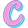 LETRAS ROSAS ABC 13