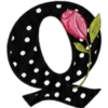 ALFABETO CON ROSA🌹⚫️⚪️ 26