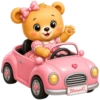 PAREJA DE OSITOS  🧸🐻🕶️🎀 10 🚗