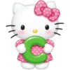 ABECEDARIO  HELLO KITTY DE COLORES💛💙💚💜❤️🩷 13