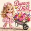 BUENOS DÍAS MUÑEQUITAS 👧🎀🌺 8