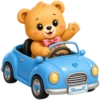 PAREJA DE OSITOS  🧸🐻🕶️🎀 12 🚙
