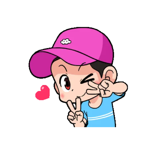 GIF BOCIL TOPI 4