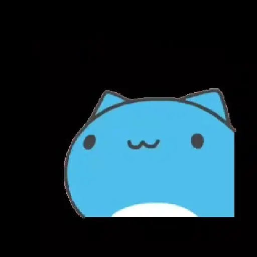 BLUE CAT GIF 15