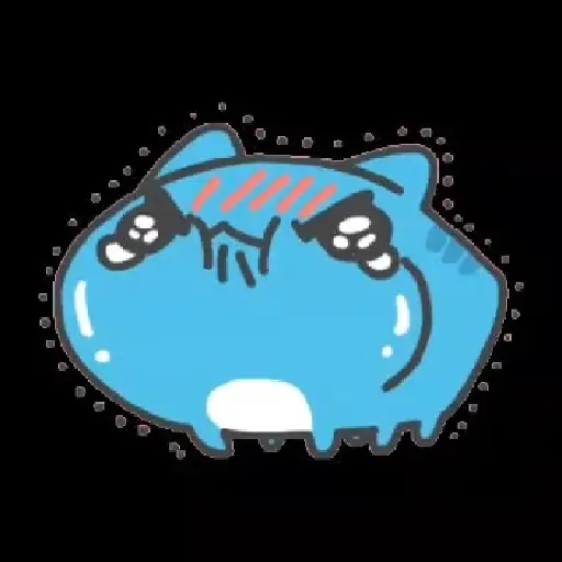 BLUE CAT GIF 9