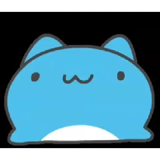 BLUE CAT GIF 16