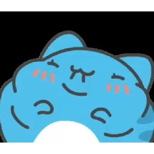 BLUE CAT GIF 1