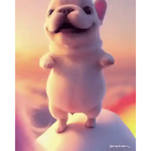 Pibble - Perrito blanco 4