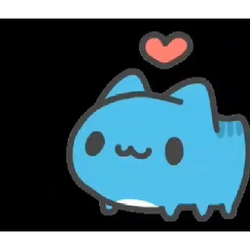 BLUE CAT GIF 10