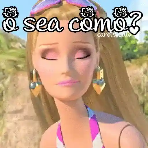 💫 Barbie para contestar 👗🎀 3