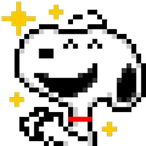 Snoopy pixel animado U⁠^⁠ｪ⁠^⁠U 1