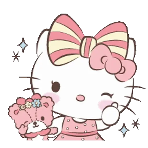 🎀 💛 Hello Kitty Animada 🩷🌸 1