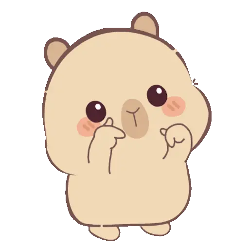 (⁠◕⁠ᴥ⁠◕⁠) Capibara Chibi 2🪵🦫 15