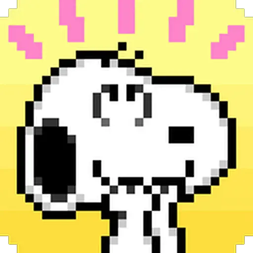 Snoopy pixel animado U⁠^⁠ｪ⁠^⁠U 19