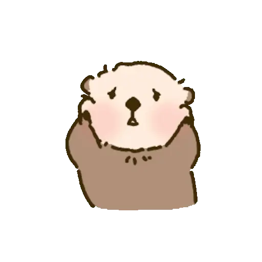 🦦 Nutria Cute Animada 🦦 17