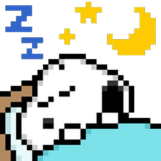 Snoopy pixel animado U⁠^⁠ｪ⁠^⁠U 4