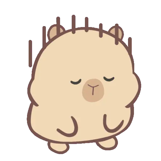 (⁠◕⁠ᴥ⁠◕⁠) Capibara Chibi 2🪵🦫 8