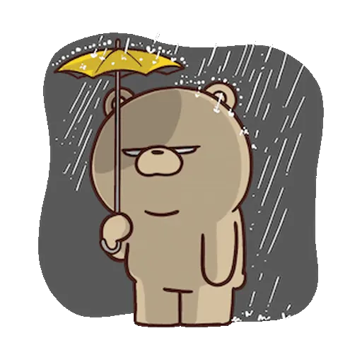 GLOOMY RAIN Bear 🐾☔️🐻✨ 3