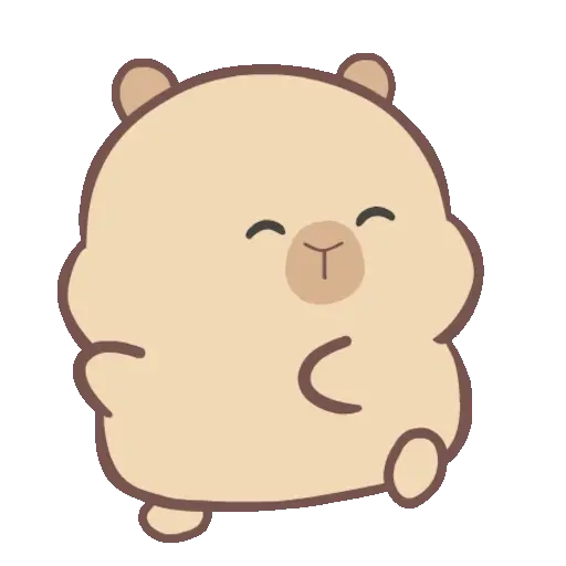 (⁠◕⁠ᴥ⁠◕⁠) Capibara Chibi 2🪵🦫 9