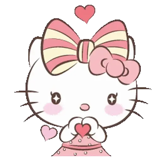 🎀 💛 Hello Kitty Animada 🩷🌸 8