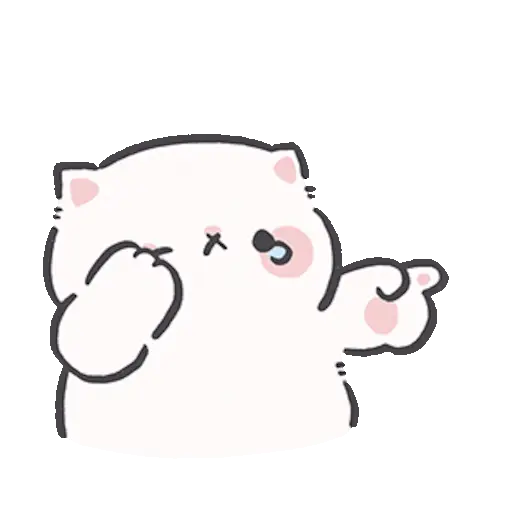 Gatito blanco 😸🤍 fluffy 🩷 5