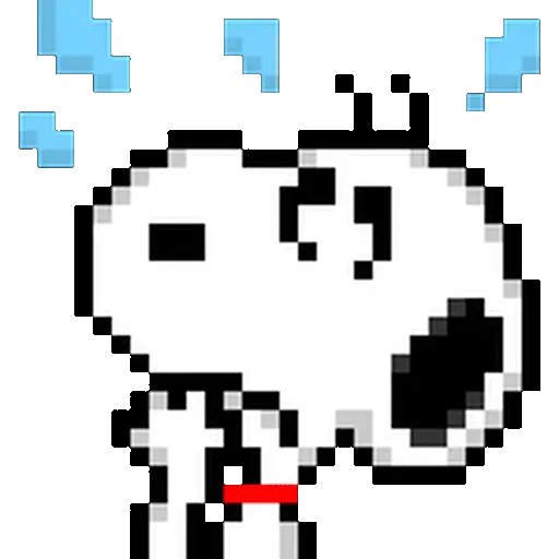 Snoopy pixel animado U⁠^⁠ｪ⁠^⁠U 13