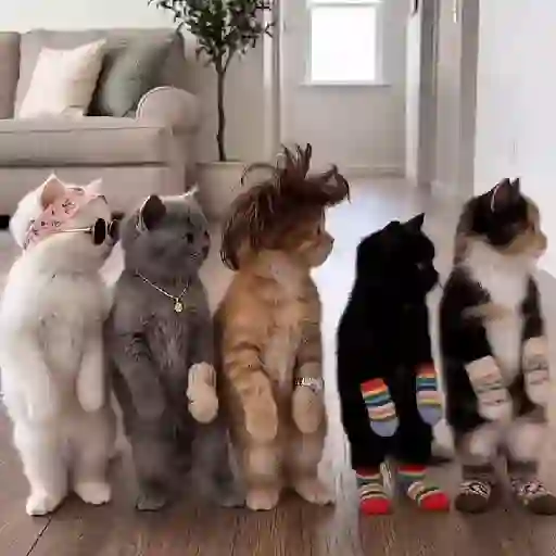 🐈 Dancing Cat🐱Gatos Tiktok📱 8