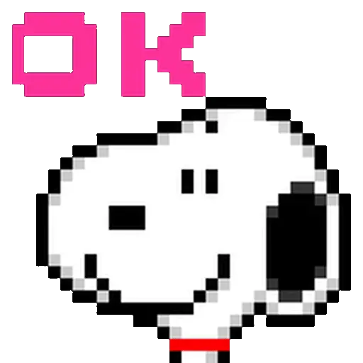 Snoopy pixel animado U⁠^⁠ｪ⁠^⁠U 5