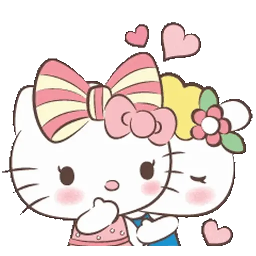 🎀 💛 Hello Kitty Animada 🩷🌸 4