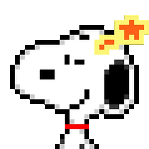 Snoopy pixel animado U⁠^⁠ｪ⁠^⁠U 14