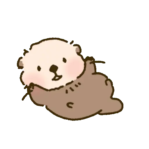 🦦 Nutria Cute Animada 🦦 15