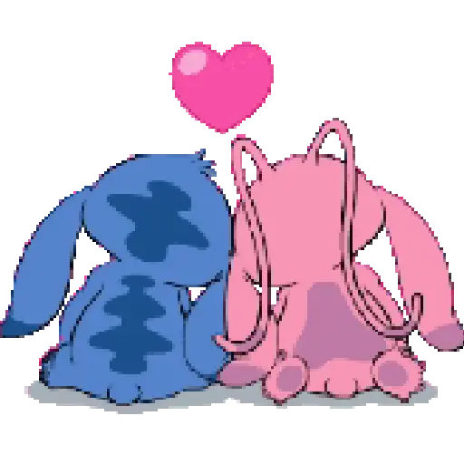 Amor Stitch y Angela 💕❤️ 2