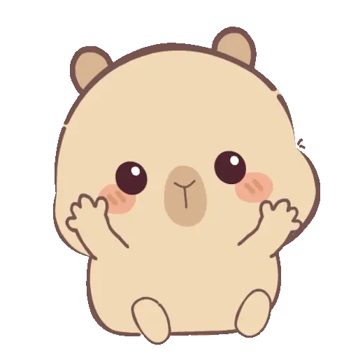 (⁠◕⁠ᴥ⁠◕⁠) Capibara Chibi 2🪵🦫 12