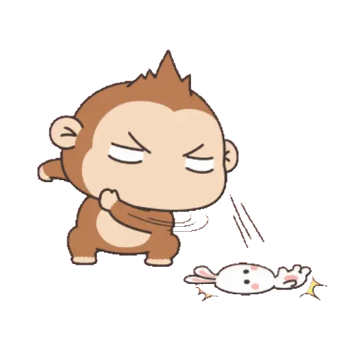 🐒 Monos animados 🐒🍌 6