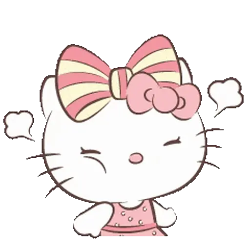 🎀 💛 Hello Kitty Animada 🩷🌸 5