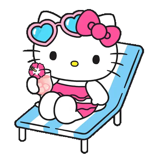 Hello Kitty 🎀 Animado ❤️💙 4