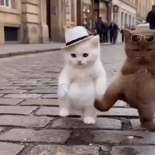 🐈 Dancing Cat🐱Gatos Tiktok📱 2