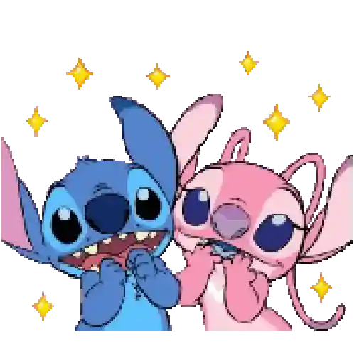 Amor Stitch y Angela 💕❤️ 4