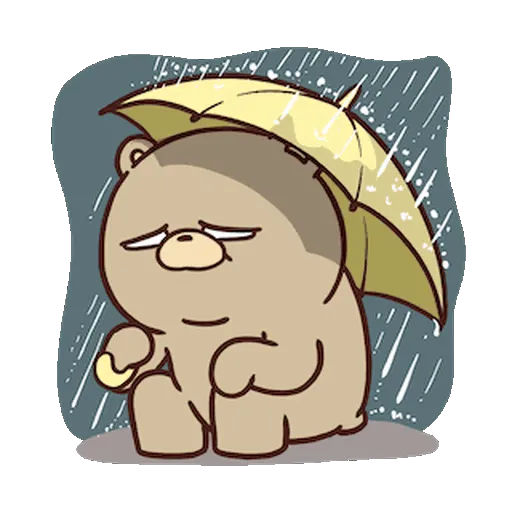 GLOOMY RAIN Bear 🐾☔️🐻✨ 15