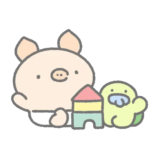 🍼 Bebés animales 🐘🐷🐢 14
