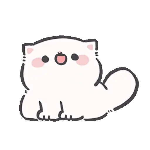 Gatito blanco 😸🤍 fluffy 🩷 8
