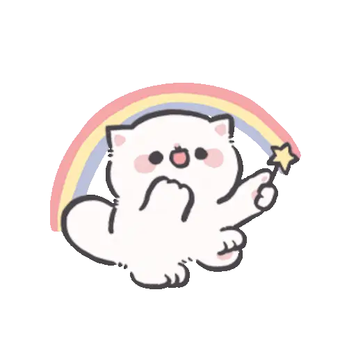 Gatito blanco 😸🤍 fluffy 🩷 1