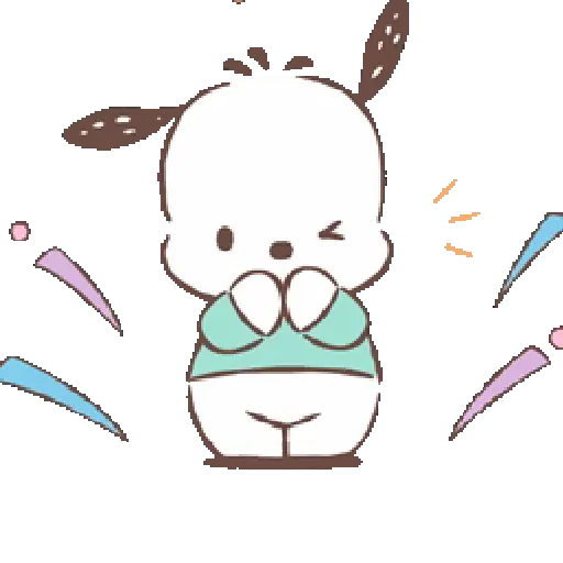 Pochacco Sanrio 🐾🐶 Animado 9