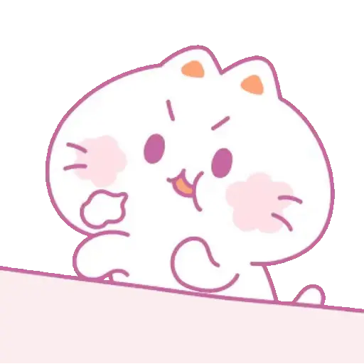 ✨ Gato rosa animado 😽🌹 6