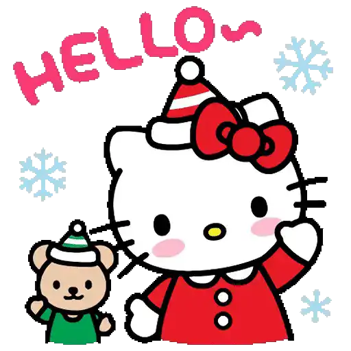 Hello Kitty Invierno ❄️🧥🎀 1