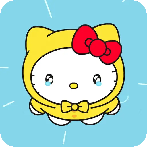 Hello Kitty 🎀 Animado ❤️💙 12