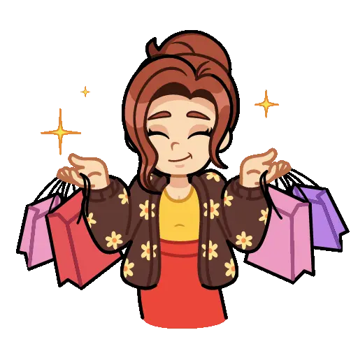 🌷Stickers de Girls 🛍️👗 5