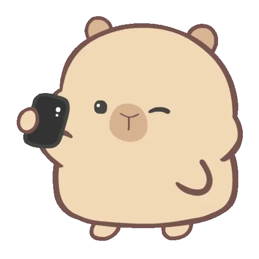 (⁠◕⁠ᴥ⁠◕⁠) Capibara Chibi 2🪵🦫 5